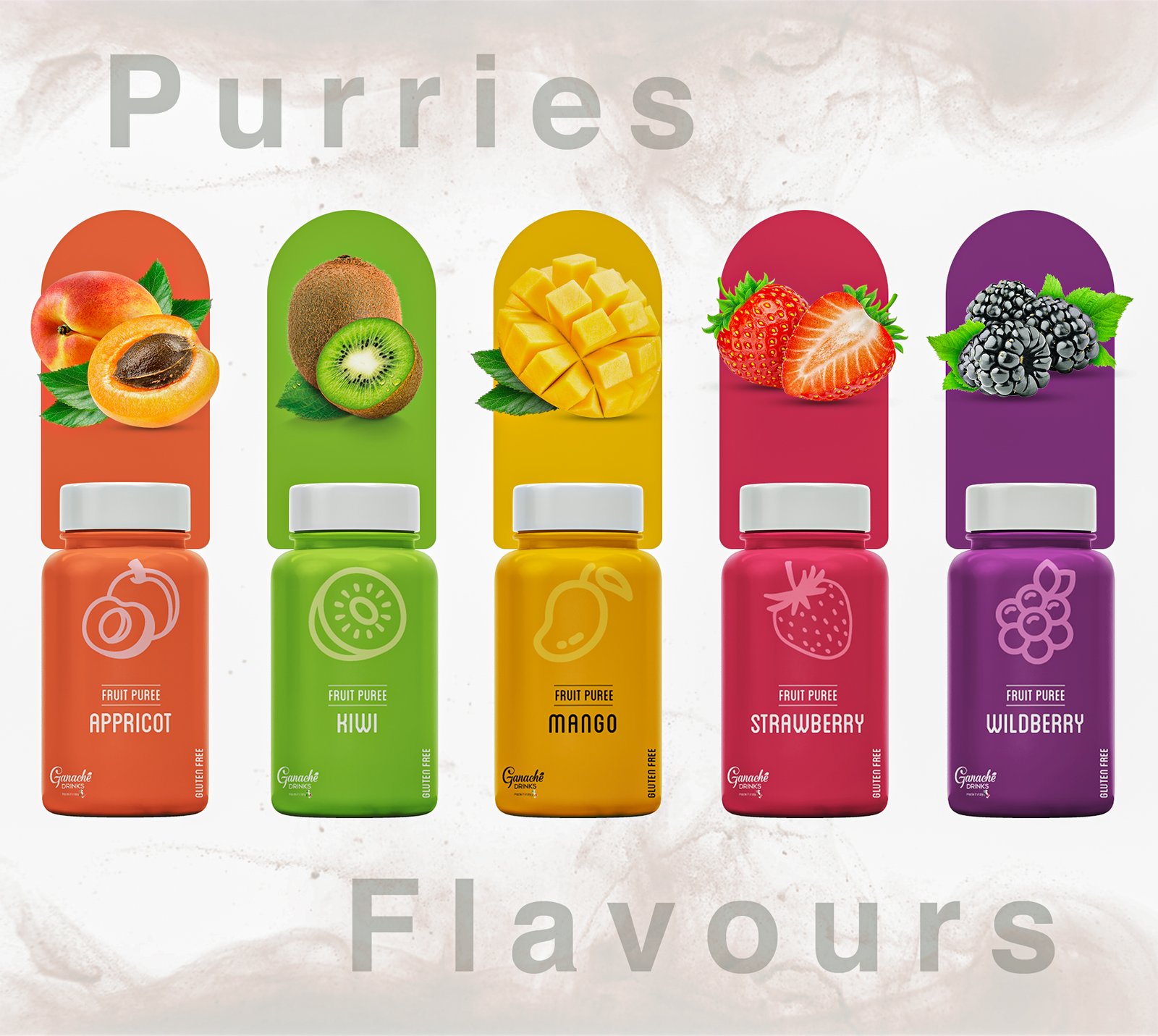 Ganache Drinks Packaging - Mighty Bit Studio